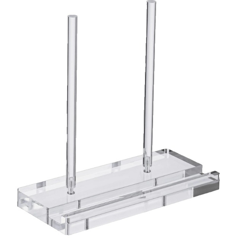 CroBlissful Clear Tabletop Acrylic Display Stand 10" x 5" x 10"